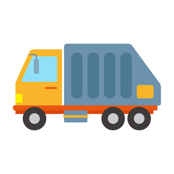 可爱的汽车和运输手绘风格。卡通交通涂鸦背景。儿童产品插图图片下载