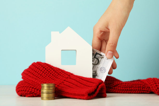 采暖季概念，为房屋提供热量图片下载