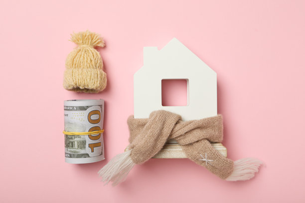 采暖季概念，为房屋提供热量图片下载