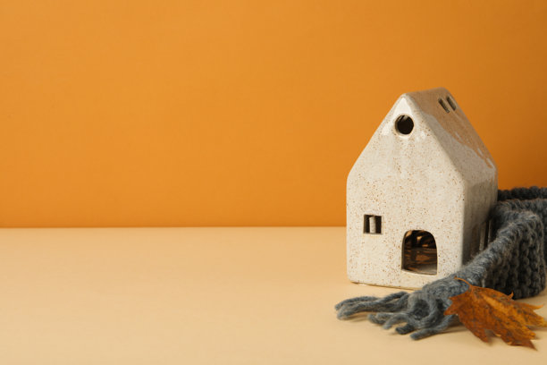 采暖季概念，为房屋提供热量图片下载