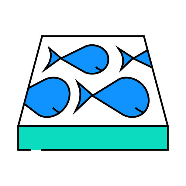 孩子们玩房间地板肥皂创意宣传海报矢量图标彩色插图图片下载