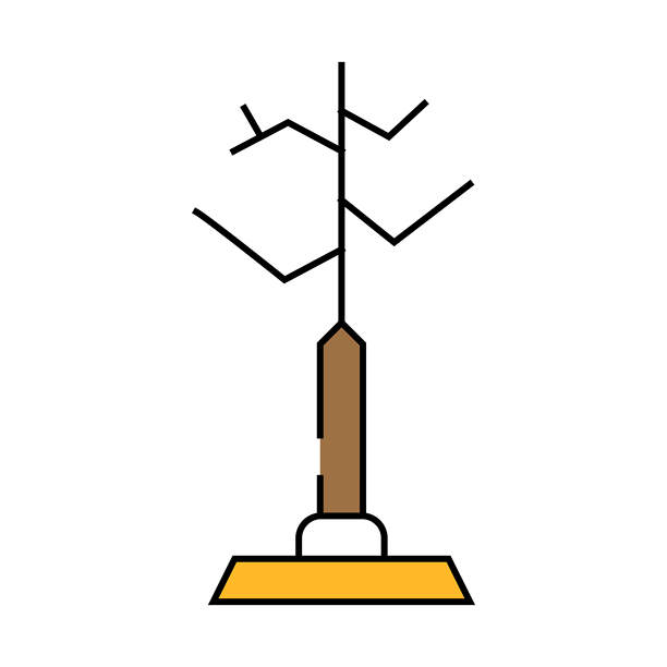 衣架设计家具图标彩色插图图片下载