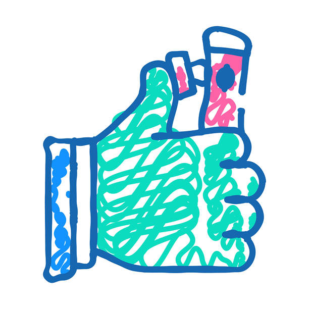 Vr遥控图标涂鸦插画图片下载