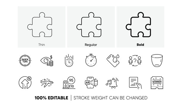 贷款百分比，加油站和赢家票线图标。对于web应用程序，打印。行图标。向量图片下载