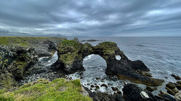 冰岛的旅游照片，典型的风景图片下载