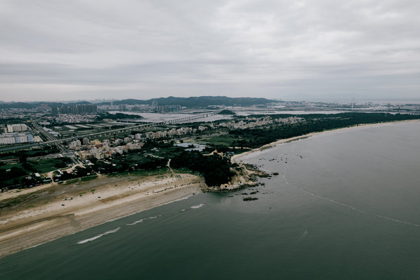 海边的航拍照片图片下载