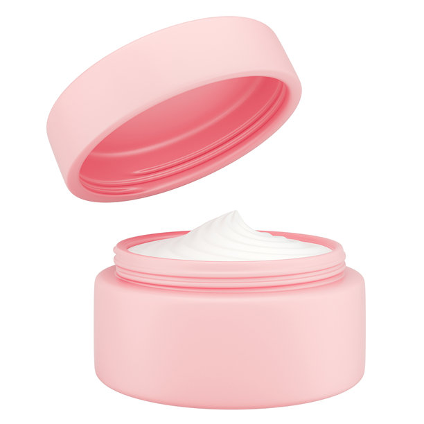 乳霜罐，美容面霜，美容和化妆品，3d插图图片下载