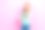 特写照片的年轻漂亮可爱的少女小女士自信交叉手臂好心情书呆子空的空间广告购物提供孤立的粉红色背景。图片下载