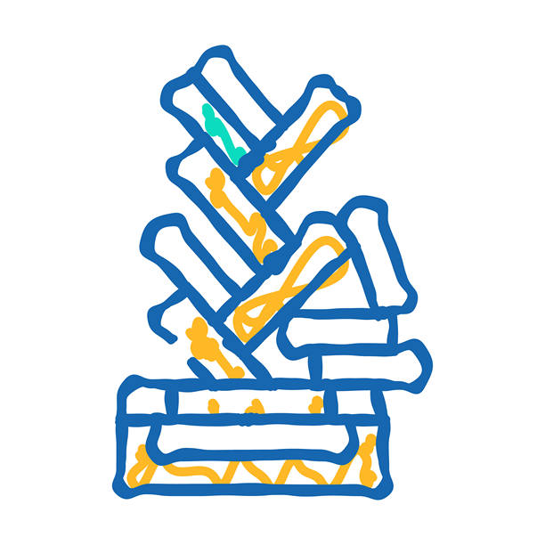 设计货架家具图标涂鸦插图图片下载