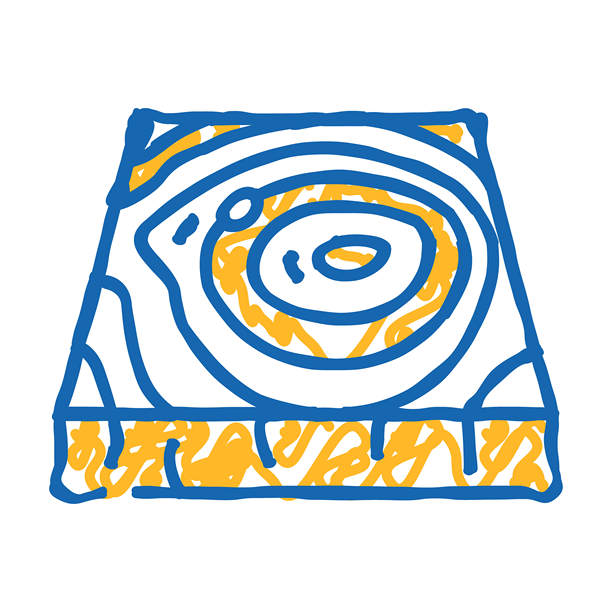 木地板图标涂鸦插图图片下载