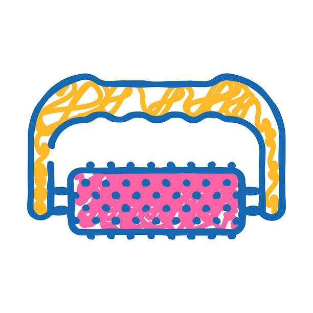 按摩工具图标涂鸦说明图片下载