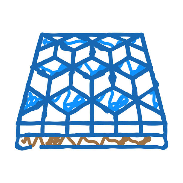 马赛克地板图标涂鸦插图图片下载