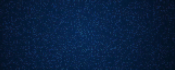 数字技术背景。数字数据正方形蓝色图案像素背景图片下载