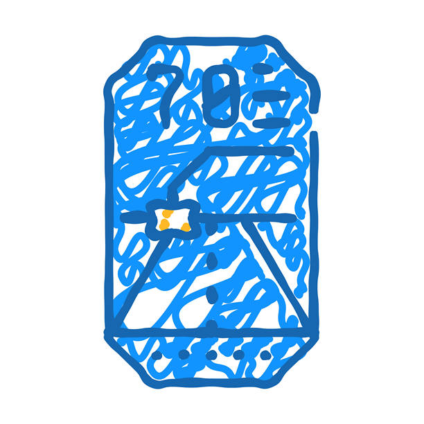 道路激光雷达取景器图标涂鸦插图图片下载