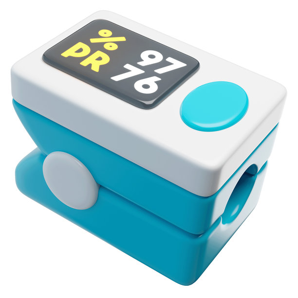 医疗保健氧计的3d图标说明图片下载