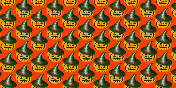 橙色背景上的南瓜。咖啡厅、菜单、餐厅的图案。3d模板背景。万圣节。3d渲染。图片下载