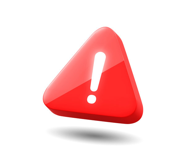 警告标志图标3d孤立的白色背景警报危险警告符号安全危险安全感叹号三角形剪切路径。通知注意事故重大问题报警信息。图片下载