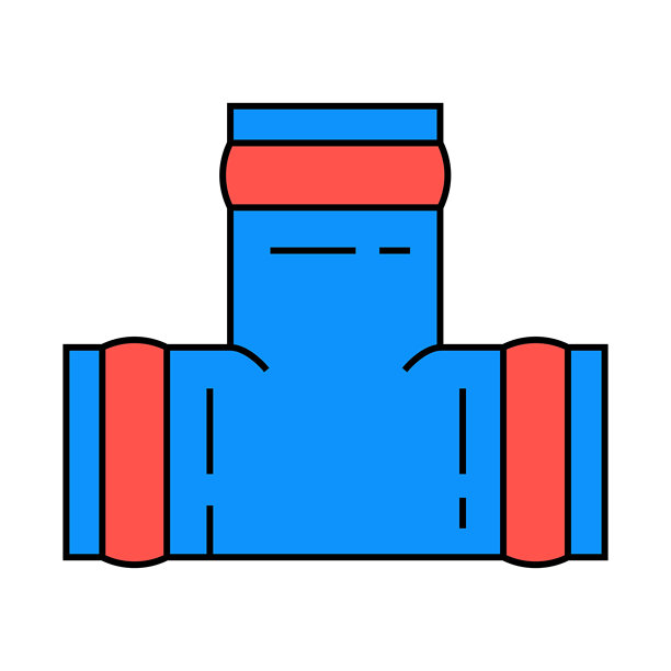 铜管金属图标彩色插图图片下载