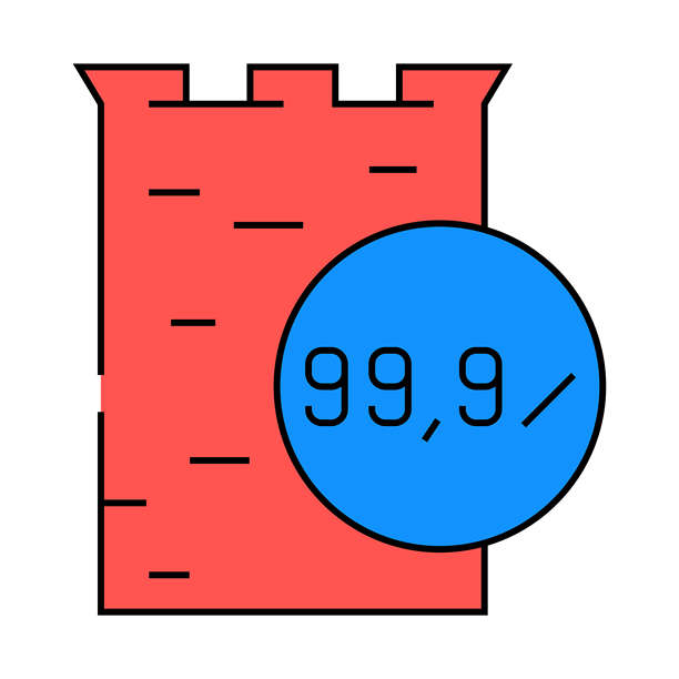阳极铜铸造图标彩色插图图片下载