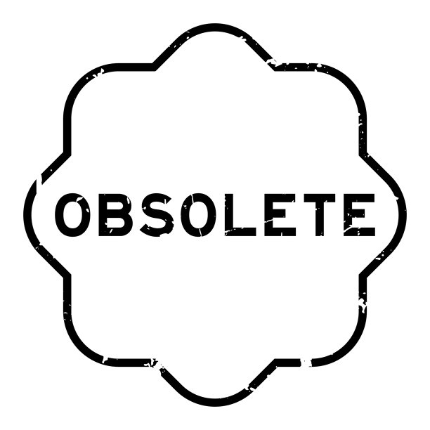 垃圾黑色过时字橡胶印章在白色背景图片下载