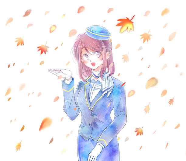 一个漂亮的巴士导游带你四处游览图片下载