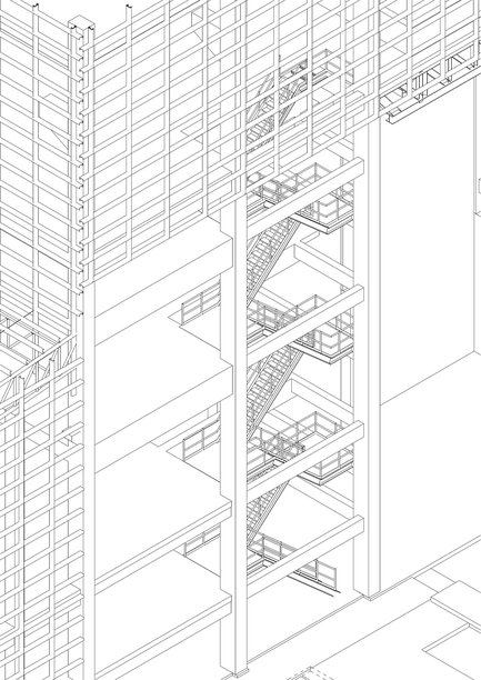 工业项目的三维插图图片下载