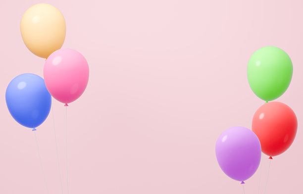 色彩缤纷的气球图片图片下载