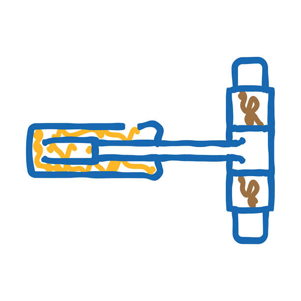 门闭合器硬件家具配件图标涂鸦插图图片下载