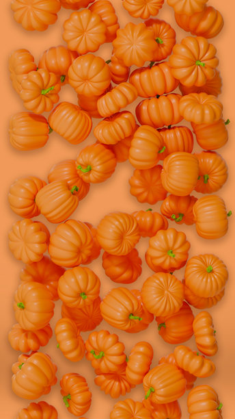 南瓜正在掉落。图片下载