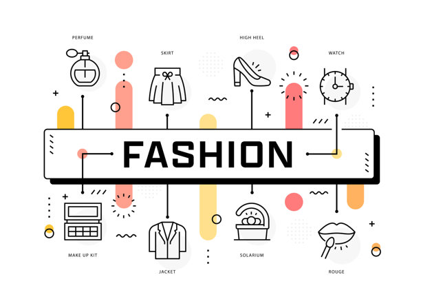 时尚网页横幅，信息图模板图片下载