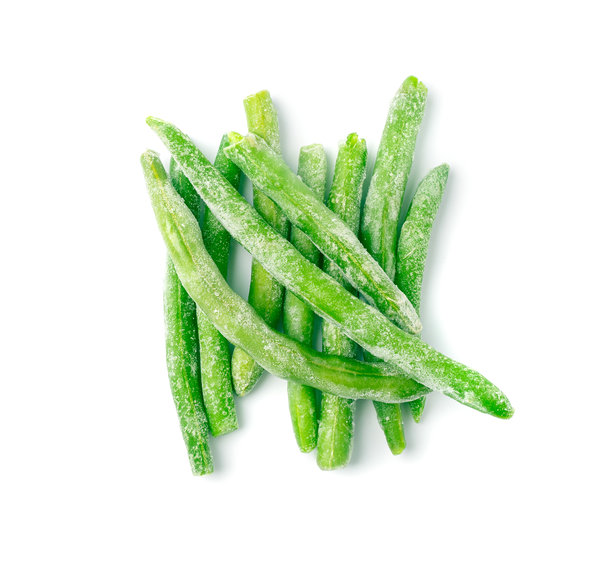 冰冻青豆荚，冷藏四季豆，芸豆蔬菜堆图片下载