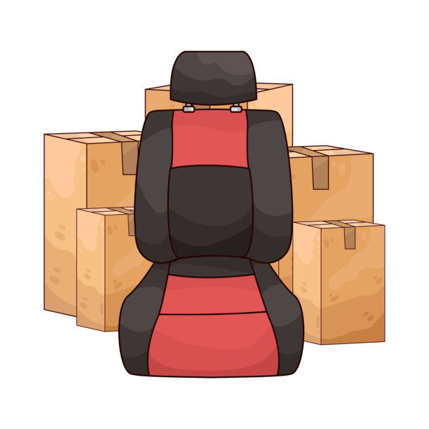 带送货箱的汽车座椅图片下载