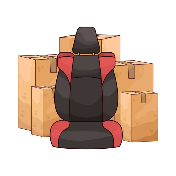 带送货箱的汽车座椅图片下载