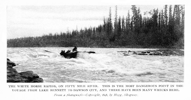 白马急流，班尼特湖，位于加拿大不列颠哥伦比亚省的克朗代克小道，克朗代克淘金热，19世纪北美历史图片下载