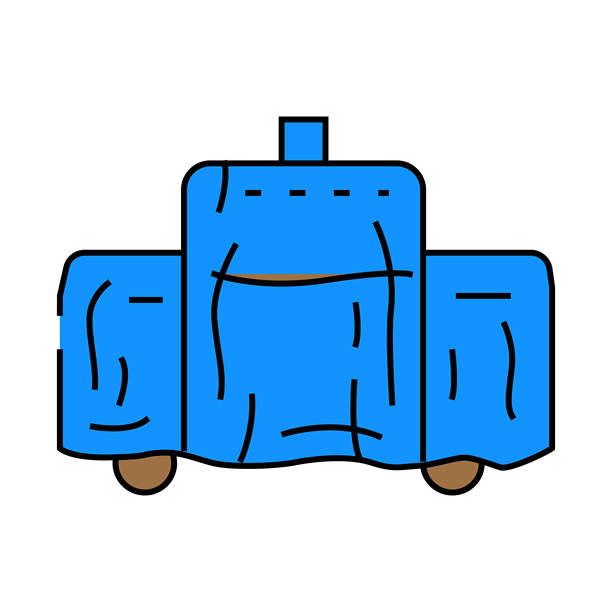 吸烟者图标彩色插图图片下载