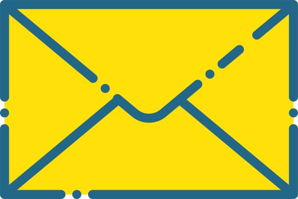 简单的虚线字母，文具插图 / 插图素材（矢量插图）图片下载