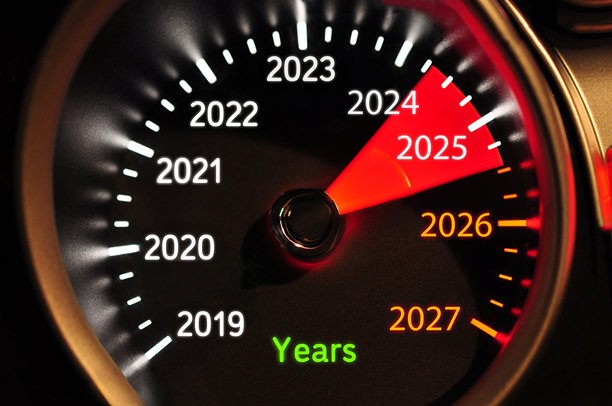 2025年速度计新年概念图片下载