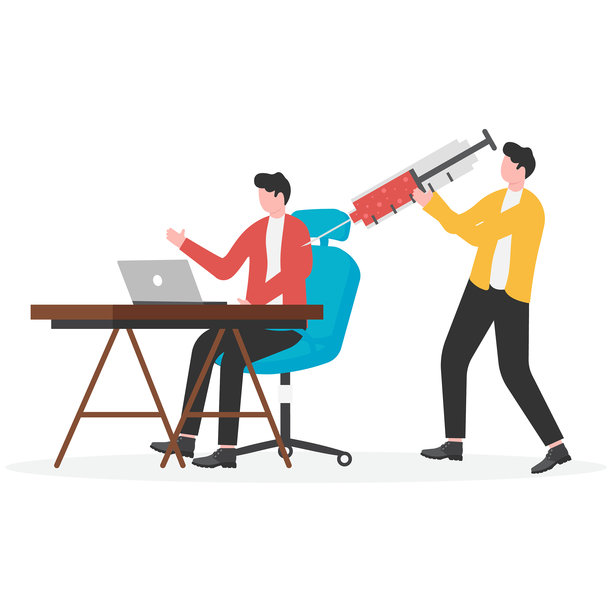 金融增强的概念，资金注入，投资或资本。插图展示一个团队注入硬币以增强实力。图片下载