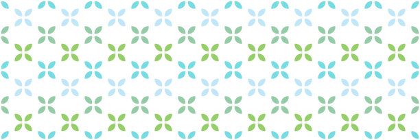 无缝花卉装饰图案，网页横幅背景图片下载