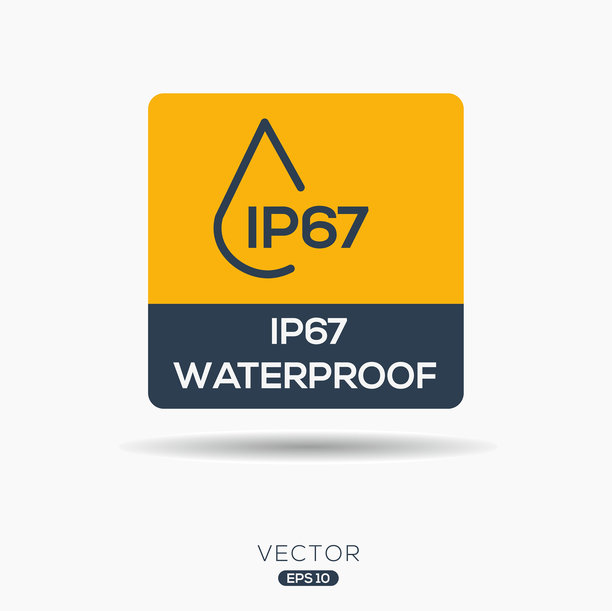 IP67防水图标。图片下载