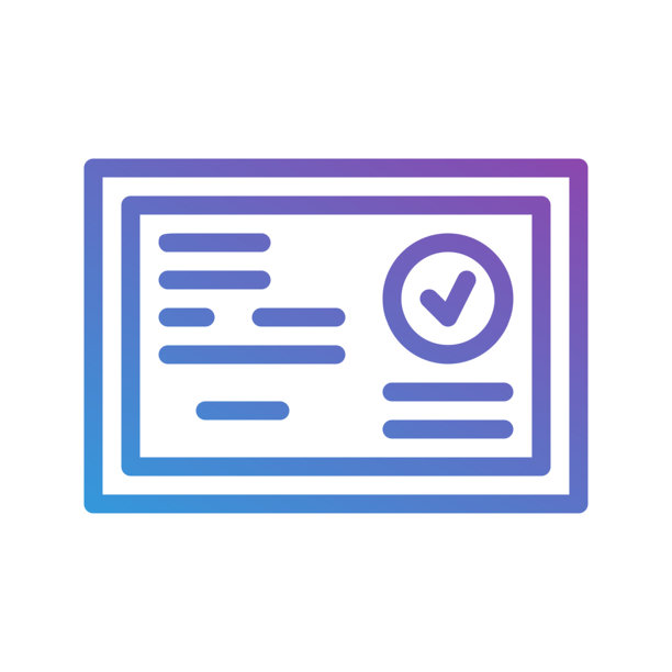 文凭渐变图标。非常适合大学、学校和学习。可编辑的线条，适用于网站、用户界面和界面设计。图片下载