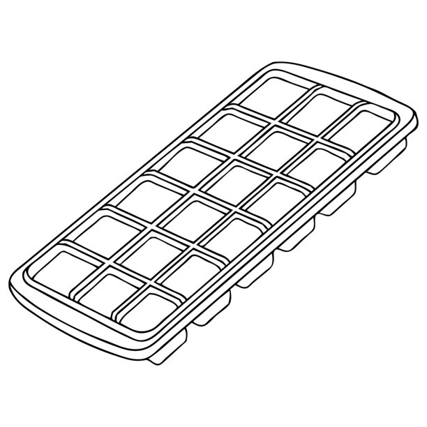 蛋糕模具线条矢量插图图片下载