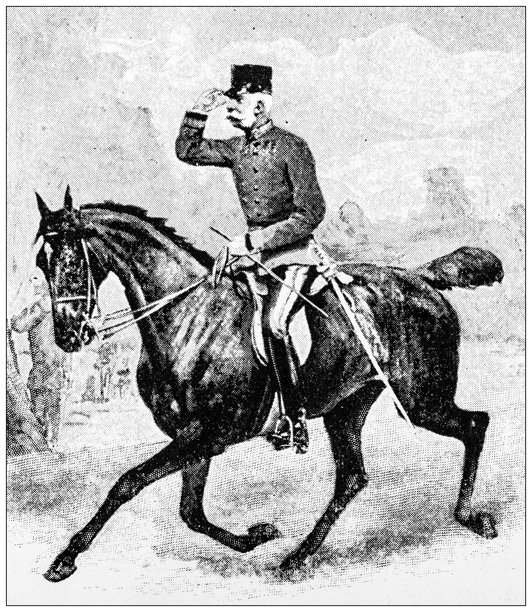 古董图像：奥地利的弗朗茨·约瑟夫一世在美泉宫图片下载