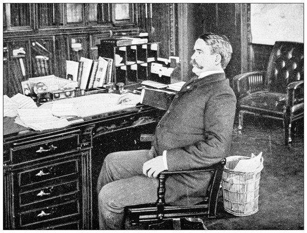 古董图像：战时政府，战争助理秘书，梅克尔约翰图片下载