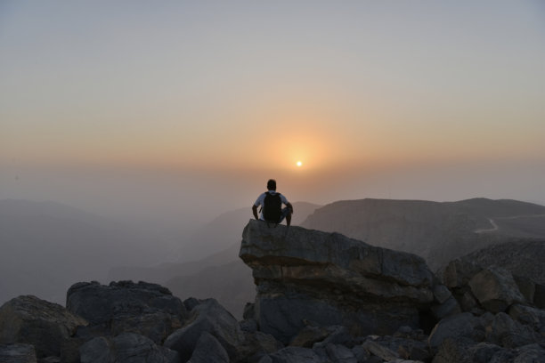 山间日落图片下载