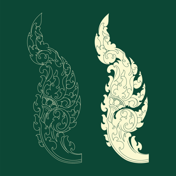 柬埔寨高棉传统艺术装饰品图片下载