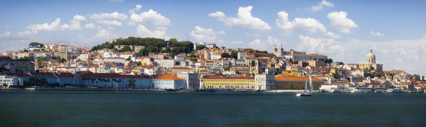 葡萄牙假期-葡萄牙首都里斯本的景色图片下载