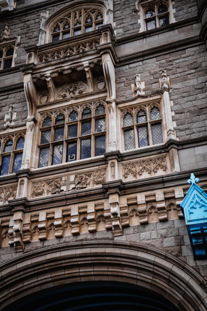 伦敦塔桥历史建筑特征，建筑细节，英国伦敦东区南华克图片下载