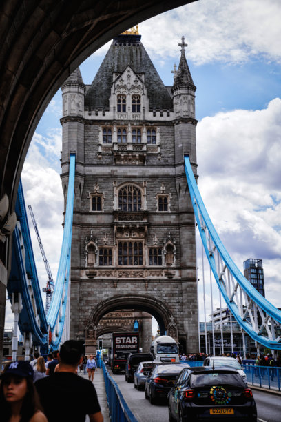 伦敦塔桥历史建筑特征，建筑细节，英国伦敦东区南华克图片下载