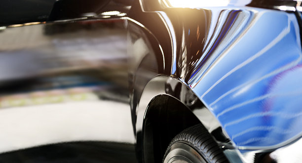 豪华黑色汽车的细节图片下载